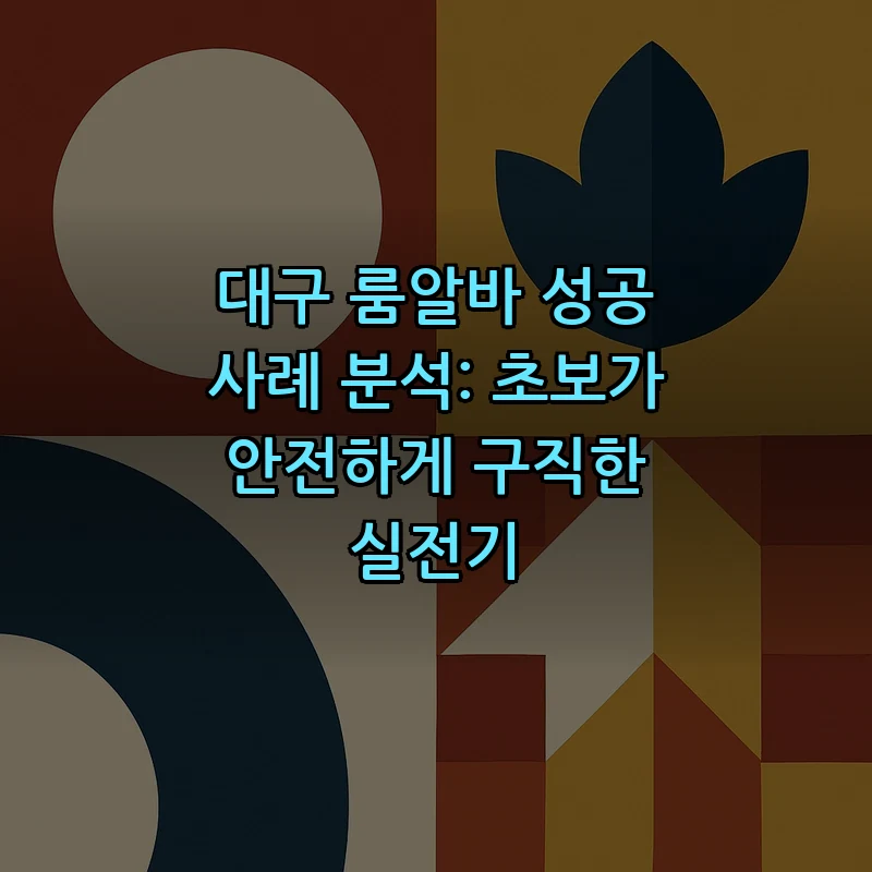 대구 룸알바: 초보자가 알아야 할 구직 가이드
