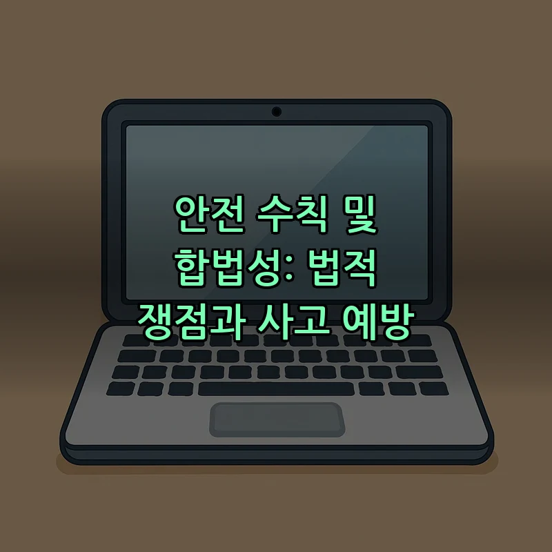 안전 수칙 및 합법성: 법적 쟁점과 사고 예방