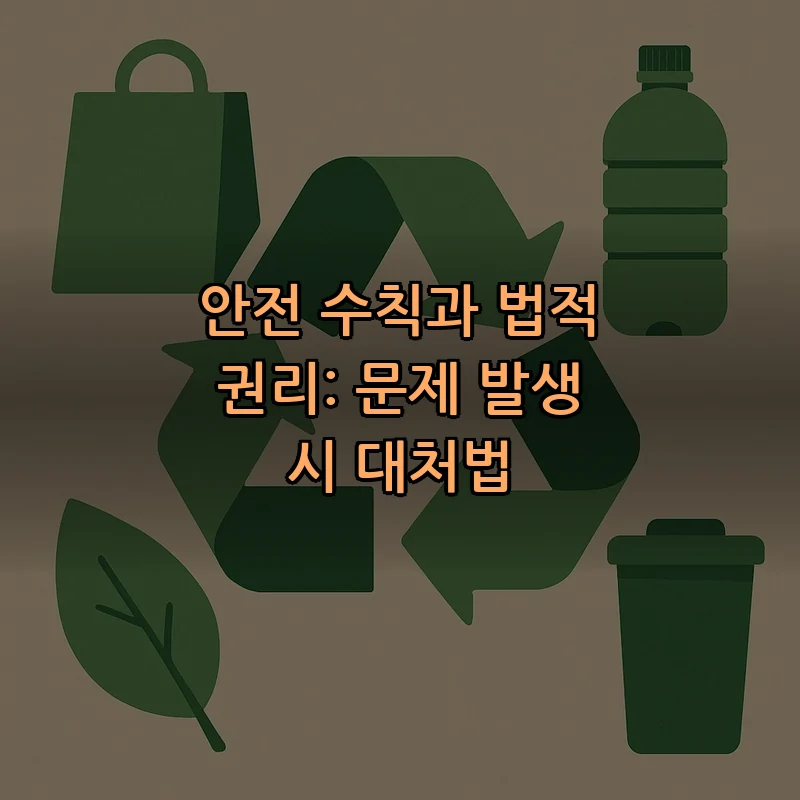 안전 수칙과 법적 권리: 문제 발생 시 대처법