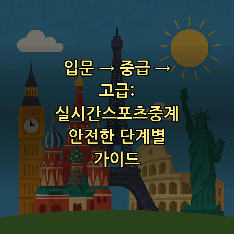 실시간스포츠중계 완벽 가이드 – 초보자를 위한 안전한 안내