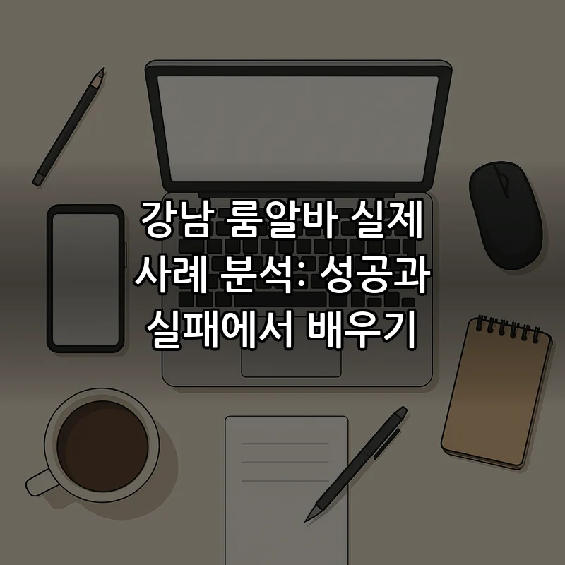강남 룸알바 실제 사례 분석: 성공과 실패에서 배우기