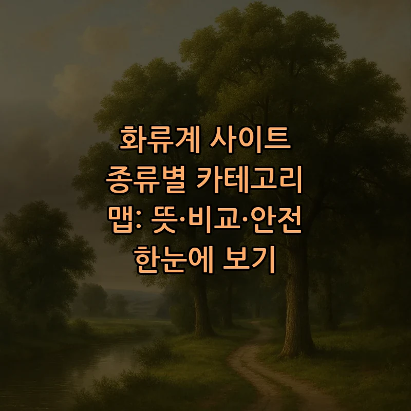 화류계 사이트의 모든 유형 및 안전 가이드