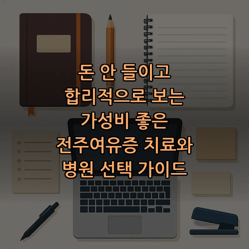 돈 안 들이고 합리적으로 보는 가성비 좋은 전주여유증 치료와 병원 선택 가이드 커버 이미지
