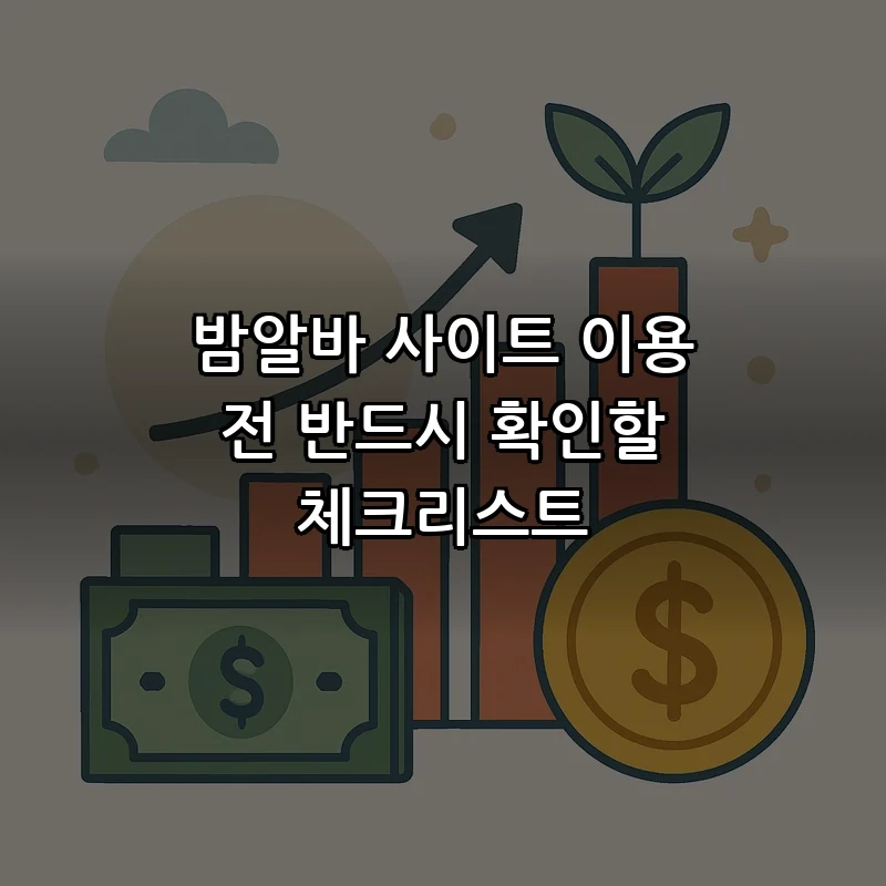 밤알바 사이트 이용 전 체크리스트 — 필수 확인 사항