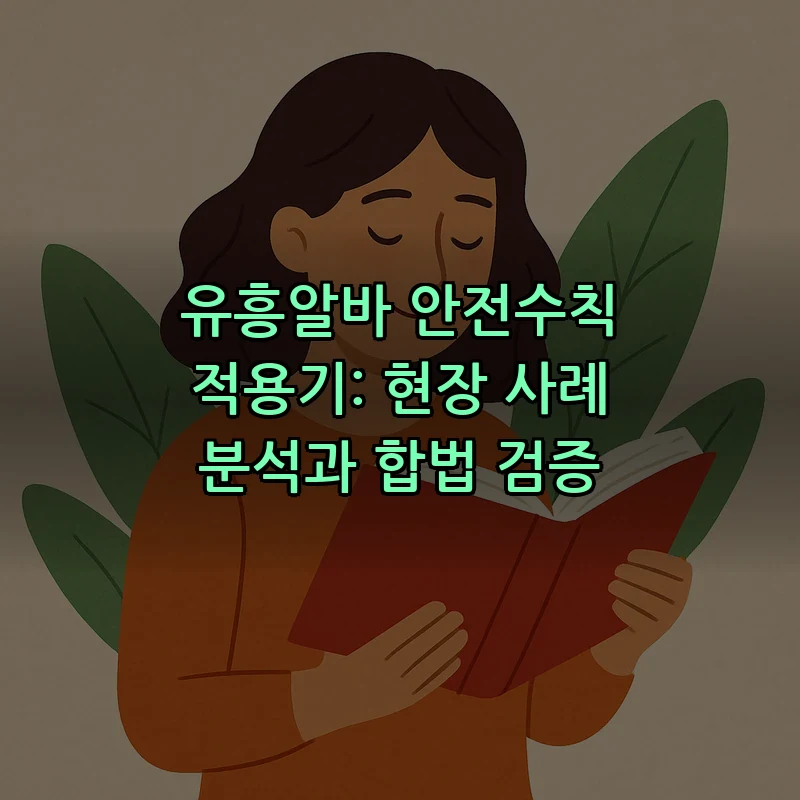 유흥알바 안전수칙: 합법 검증과 사례 분석