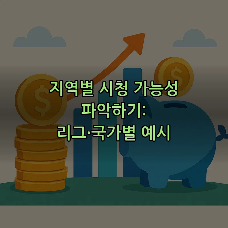 지역별 시청 가능성 파악하기: 리그·국가별 예시