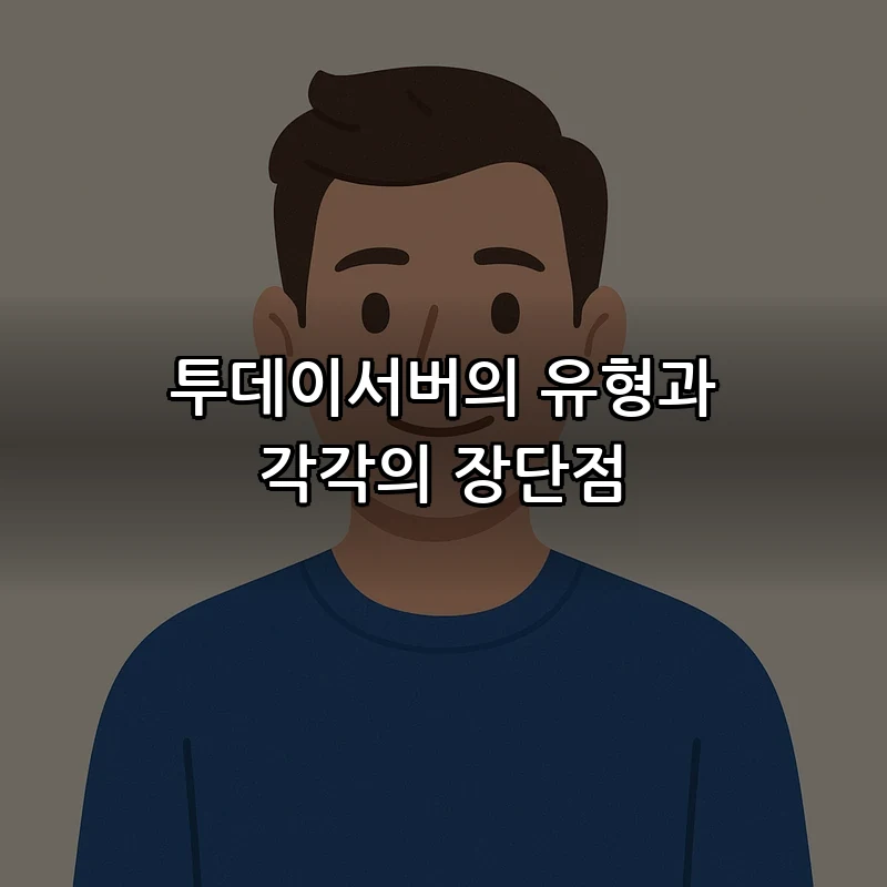 투데이서버의 유형과 각각의 장단점