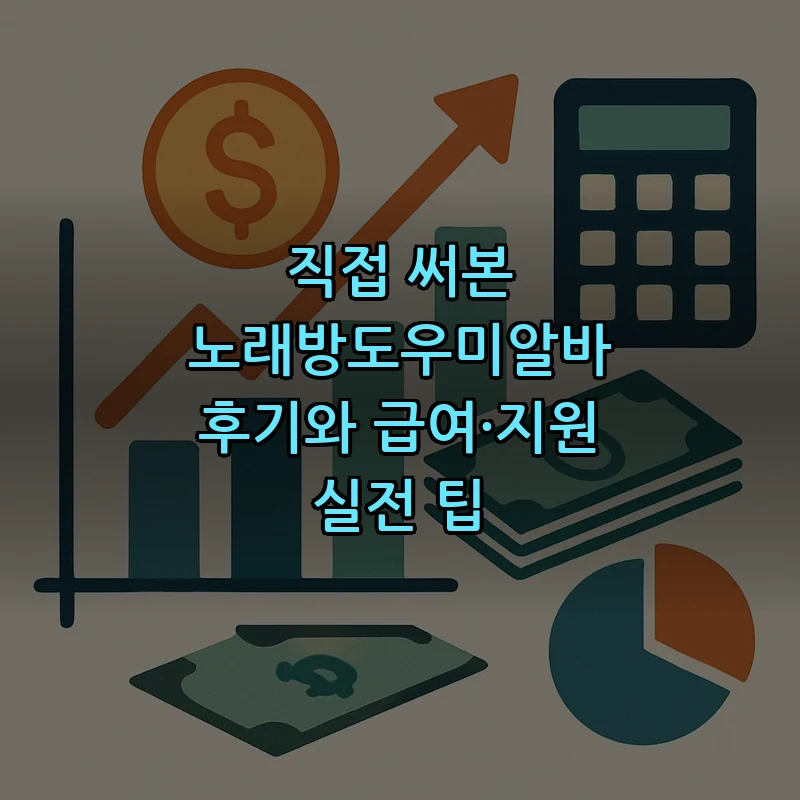 노래방도우미알바 역할과 급여 완벽 가이드