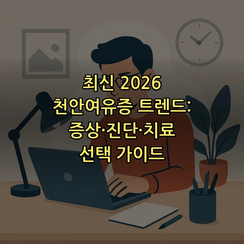 2026 천안여유증: 증상부터 치료까지 완벽 가이드
