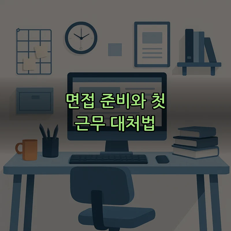 면접 준비와 첫 근무 대처법