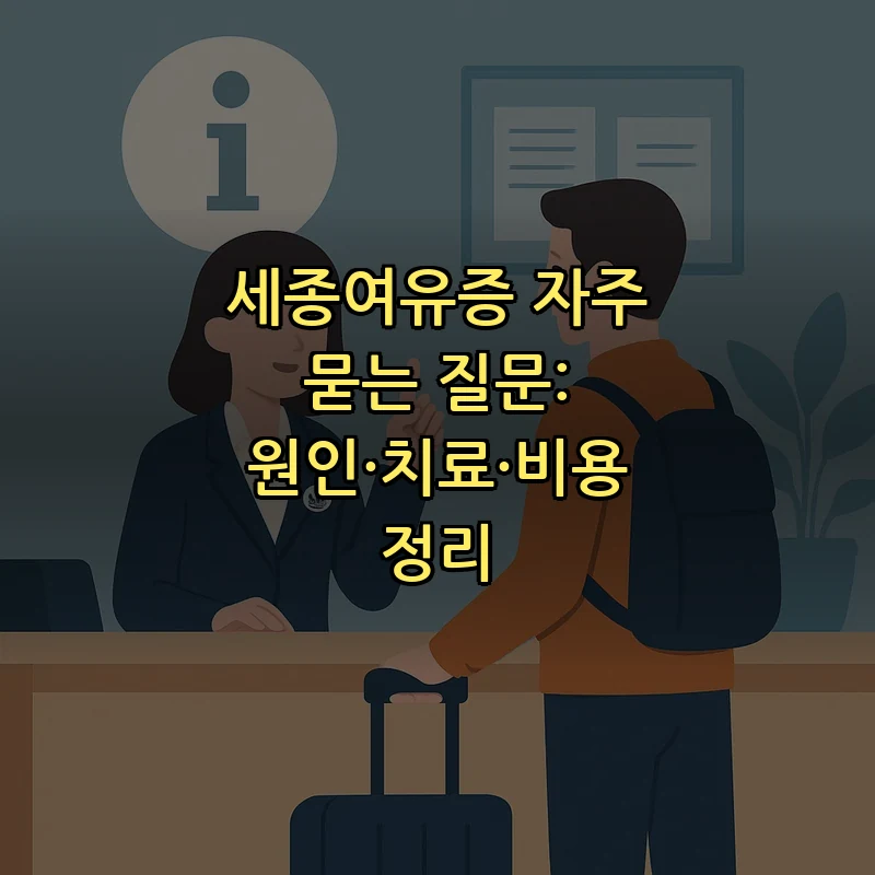 세종여유증: 원인부터 치료법까지 알아보세요