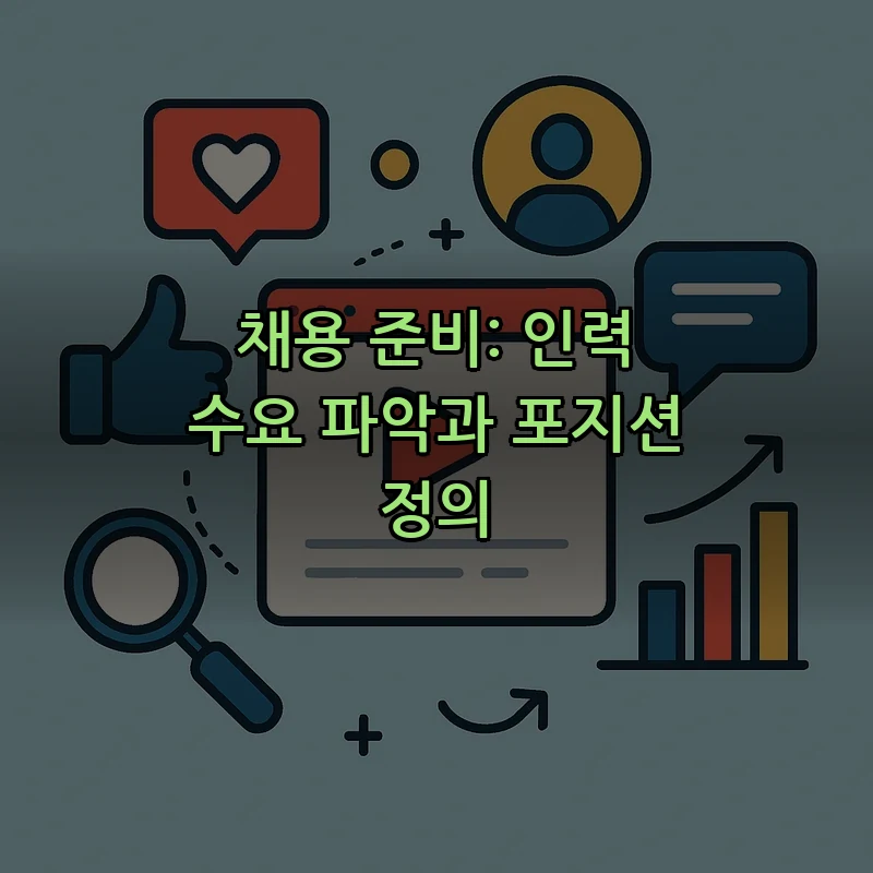 채용 준비: 인력 수요 파악과 포지션 정의