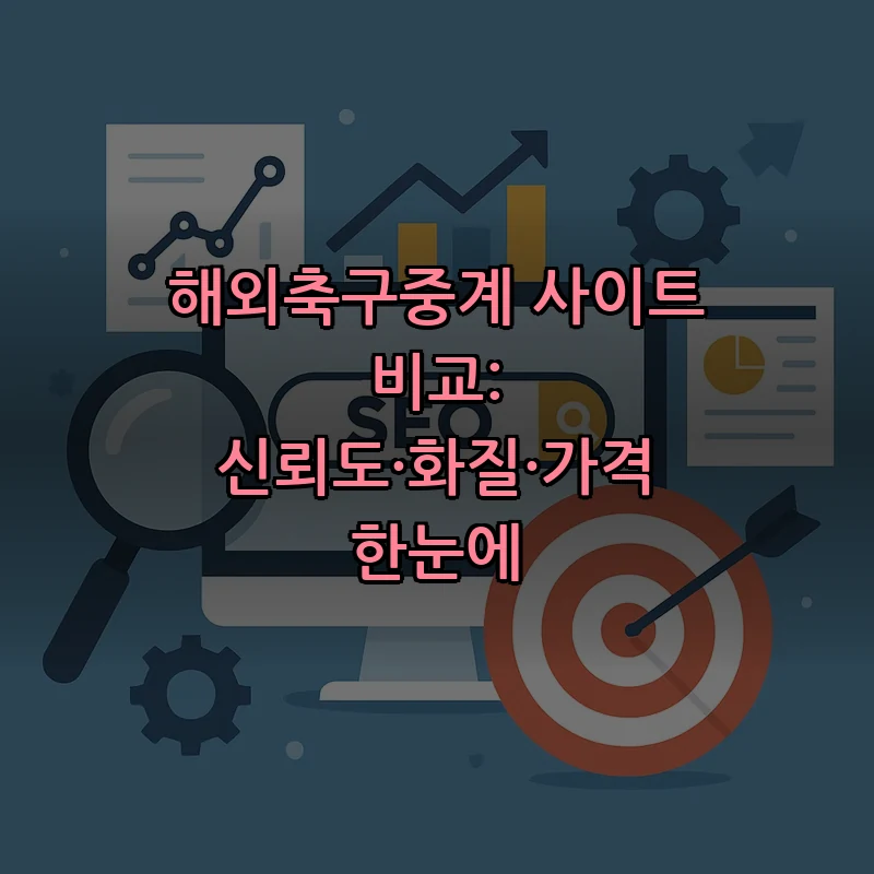 해외축구중계 사이트 비교: 신뢰도·화질·가격 한눈에