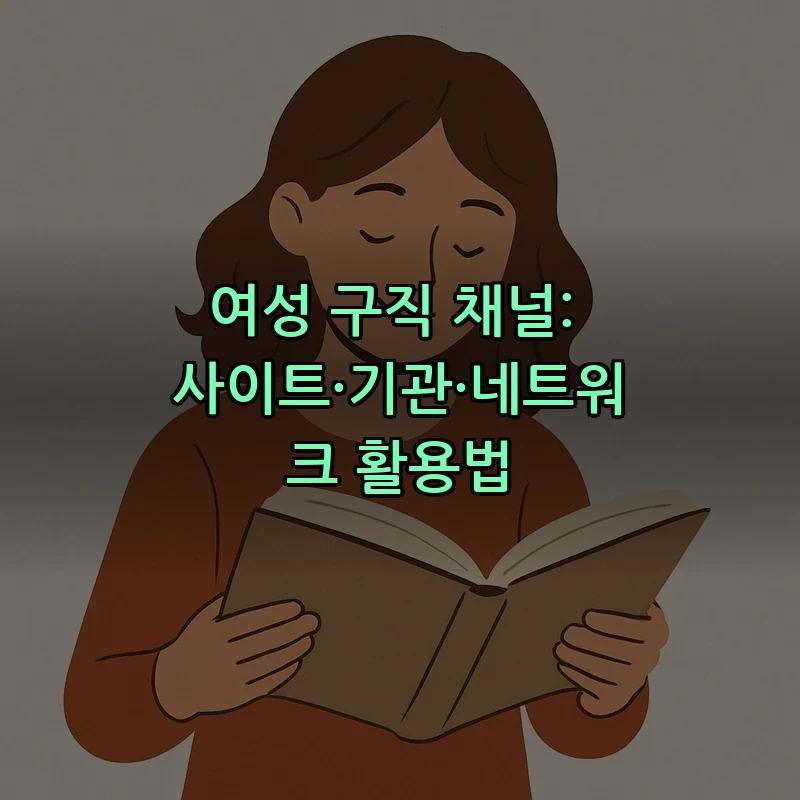 여성 구직 채널: 사이트·기관·네트워크 활용법