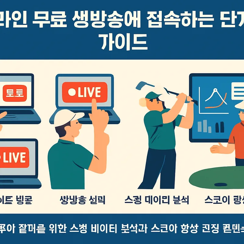 온라인 무료 생방송에 접속하는 단계별 가이드