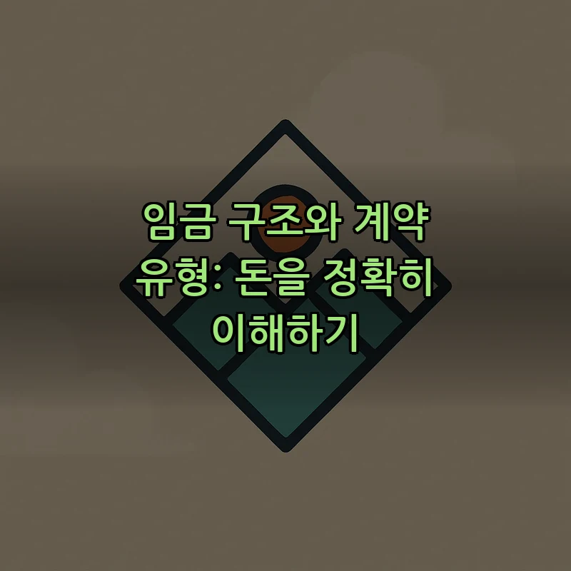 임금 구조와 계약 유형: 돈을 정확히 이해하기