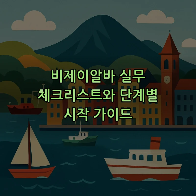 비제이알바 실무 체크리스트와 단계별 시작 가이드