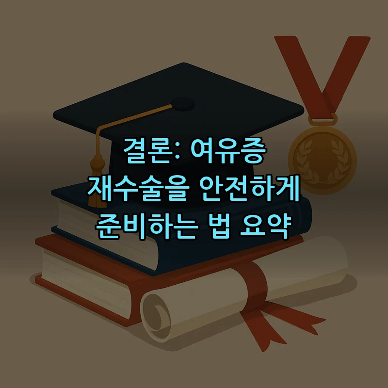 결론: 여유증 재수술을 안전하게 준비하는 법 요약
