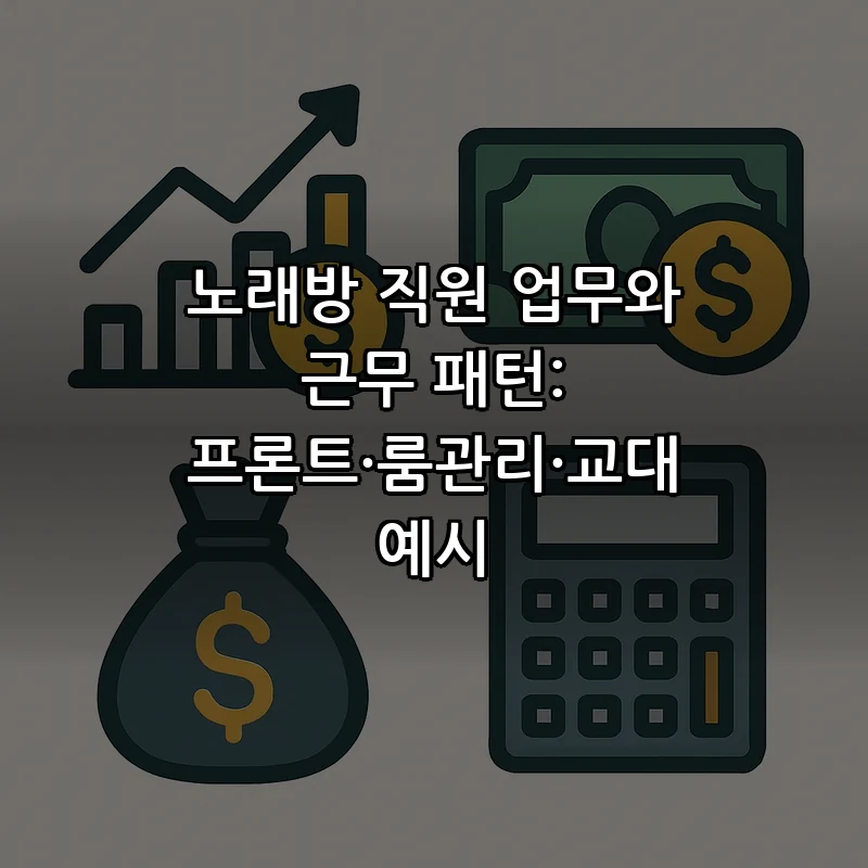 노래방 직원 업무와 근무 패턴: 프론트·룸관리·교대 예시
