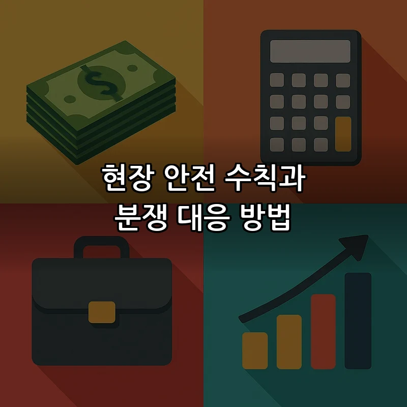 현장 안전 수칙과 분쟁 대응 방법
