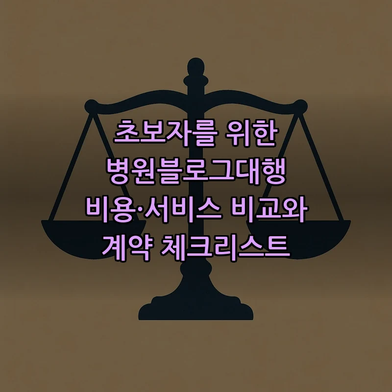 병원블로그대행 비용과 서비스 비교 가이드