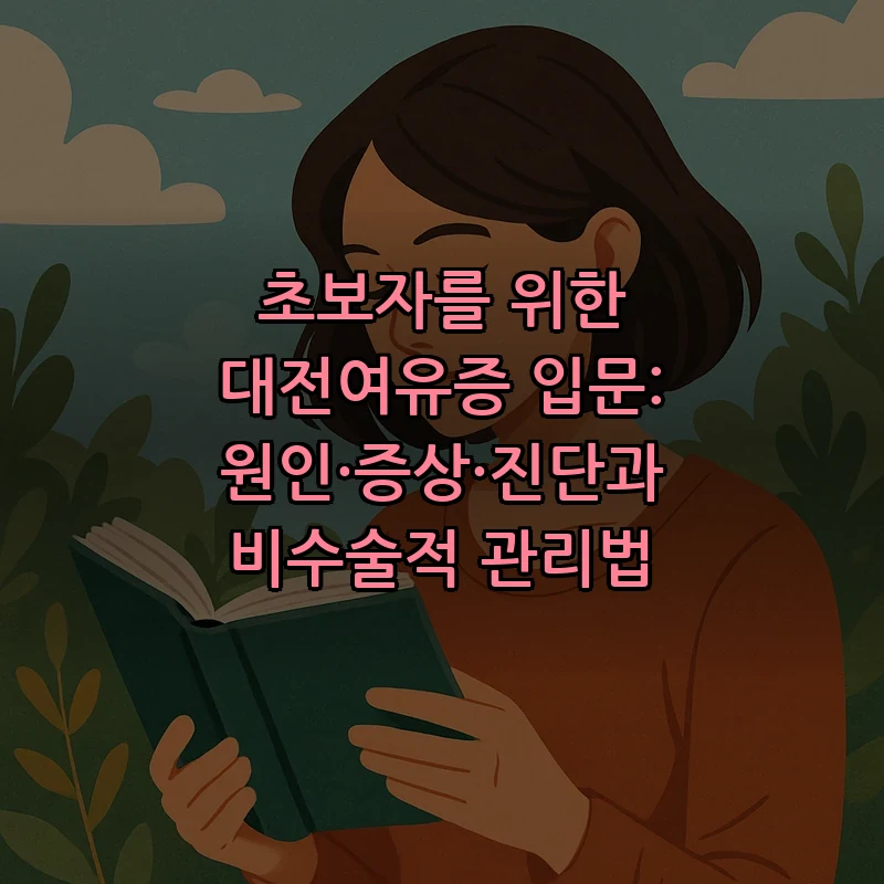 대전여유증 원인과 증상: 초보자를 위한 가이드