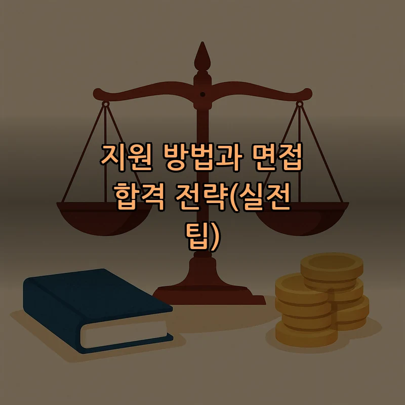 지원 방법과 면접 합격 전략(실전 팁)