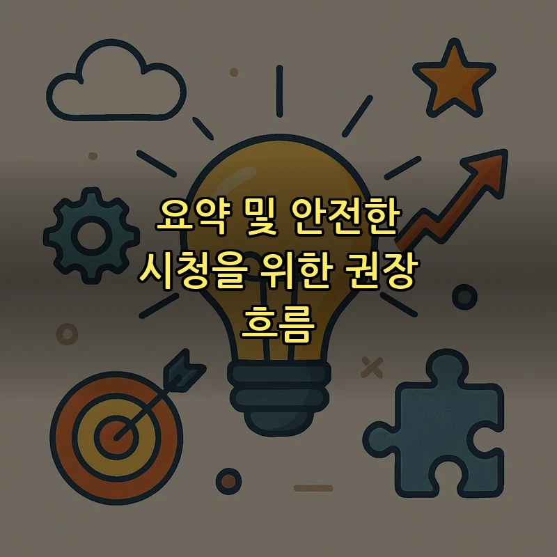 요약 및 안전한 시청을 위한 권장 흐름