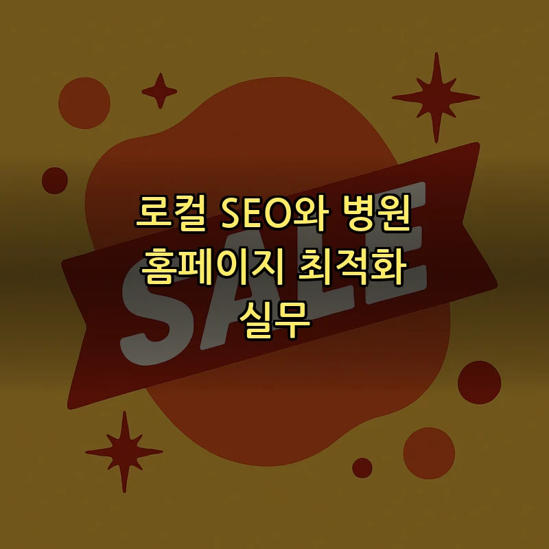 로컬 SEO와 병원 홈페이지 최적화 실무