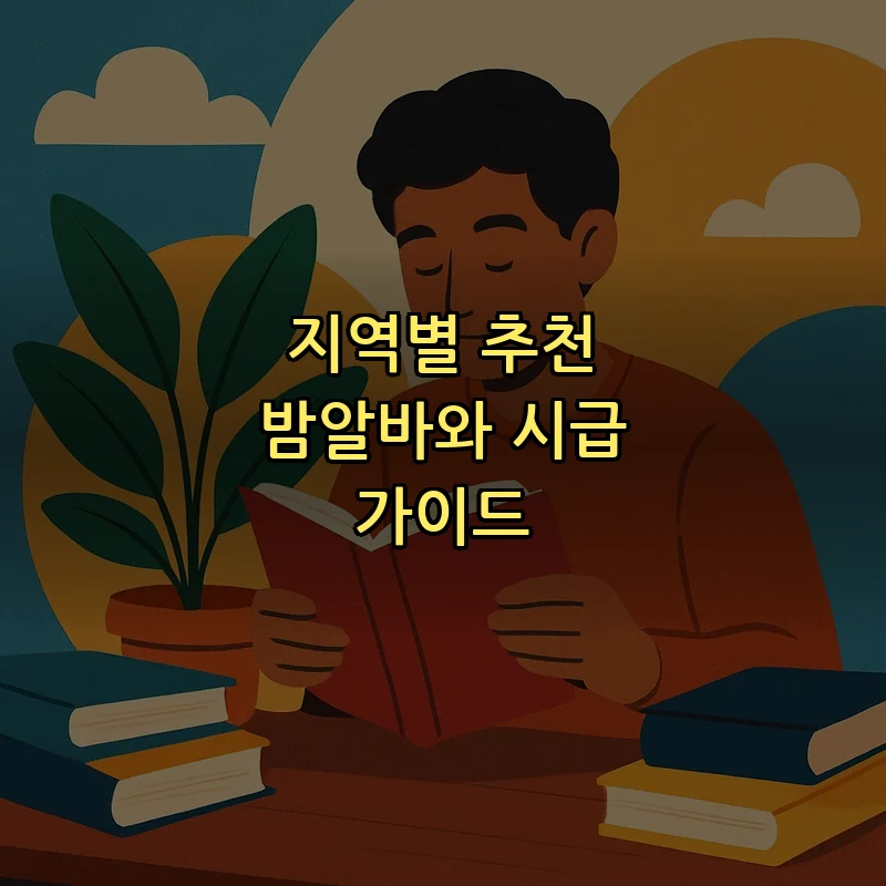 지역별 추천 밤알바와 시급 가이드