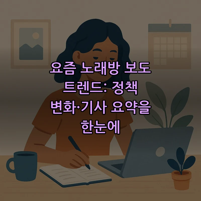 노래방 보도: 최신 정책 변화와 기사 요약