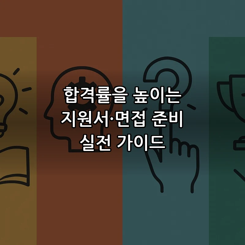 합격률을 높이는 지원서·면접 준비 실전 가이드