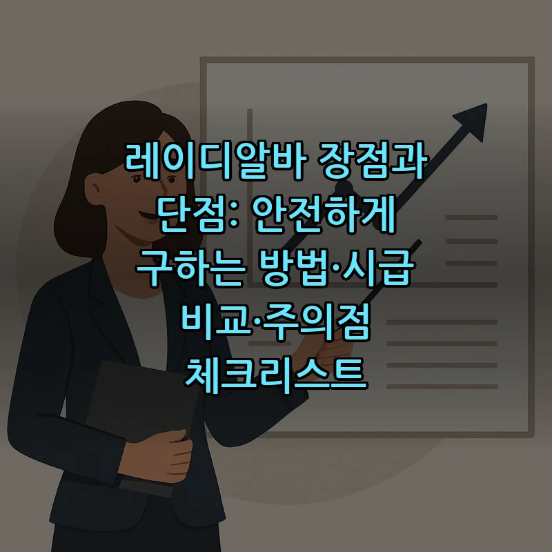 레이디알바 시급 및 주의점: 완벽 가이드