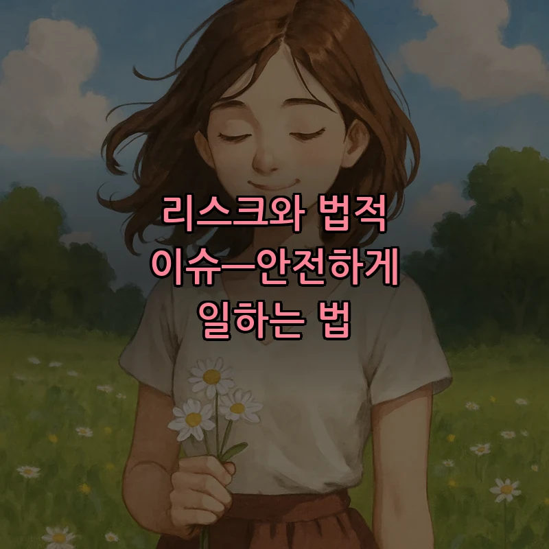 리스크와 법적 이슈—안전하게 일하는 법