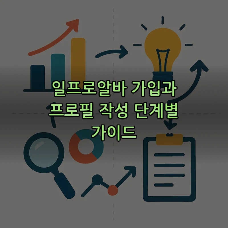 일프로알바 가입과 프로필 작성 단계별 가이드