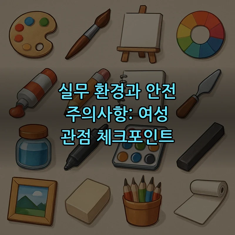 실무 환경과 안전 주의사항: 여성 관점 체크포인트