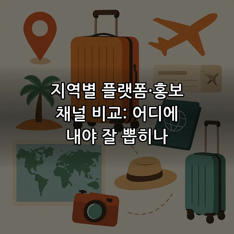지역별 플랫폼·홍보 채널 비교: 어디에 내야 잘 뽑히나