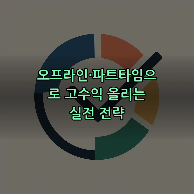 오프라인·파트타임으로 고수익 올리는 실전 전략