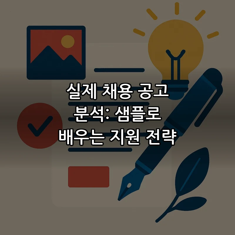 실제 채용 공고 분석: 샘플로 배우는 지원 전략