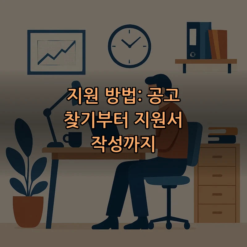 지원 방법: 공고 찾기부터 지원서 작성까지
