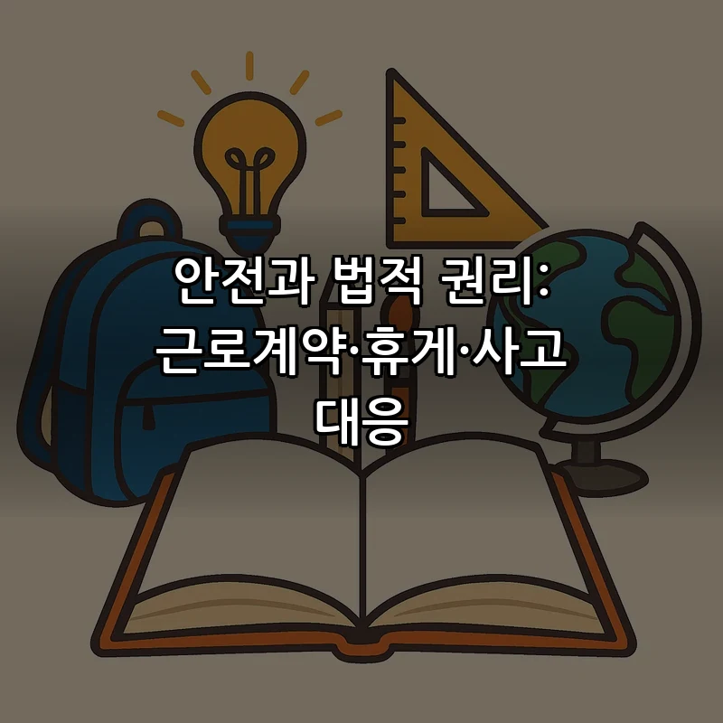 안전과 법적 권리: 근로계약·휴게·사고 대응