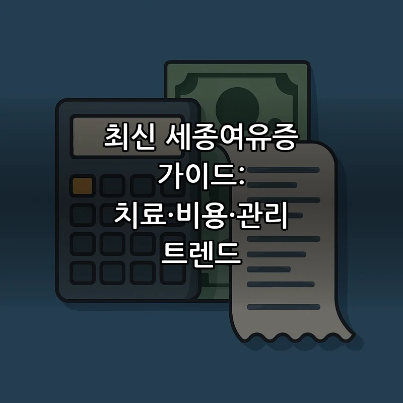 최신 세종여유증 가이드: 정의와 치료 방법