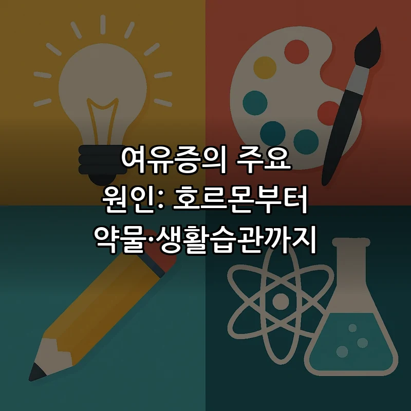 여유증의 주요 원인: 호르몬부터 약물·생활습관까지