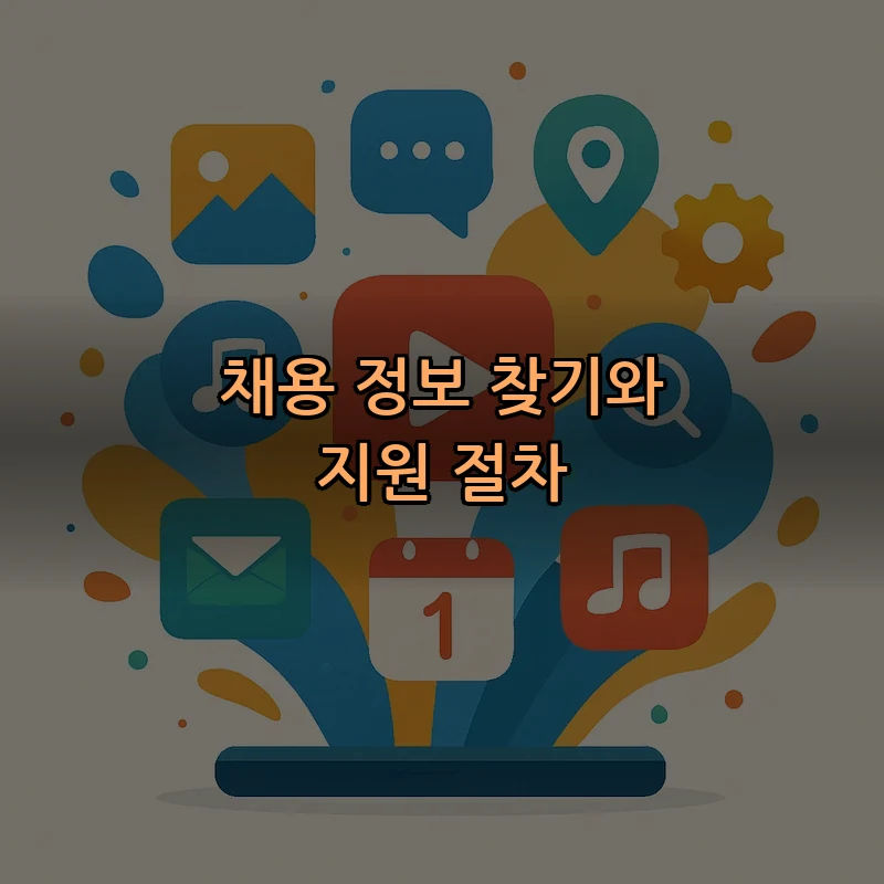 채용 정보 찾기와 지원 절차
