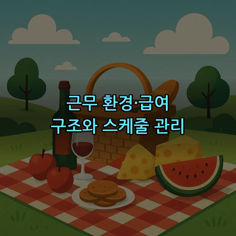 근무 환경·급여 구조와 스케줄 관리