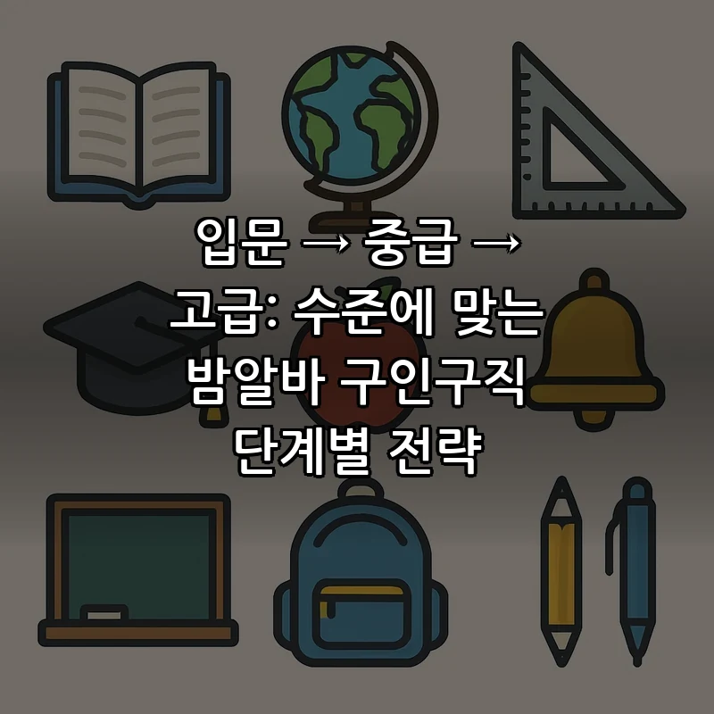 밤알바 구인구직: 안전한 아르바이트 찾는 법