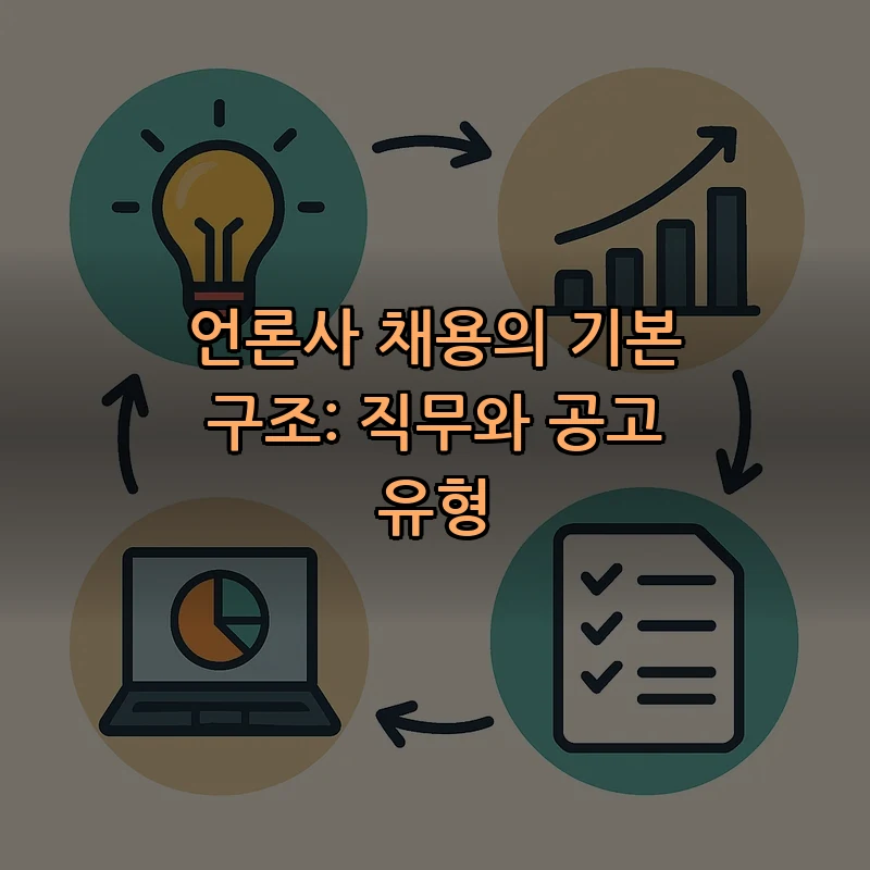 언론사 채용의 기본 구조: 직무와 공고 유형