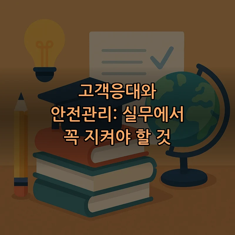 고객응대와 안전관리: 실무에서 꼭 지켜야 할 것