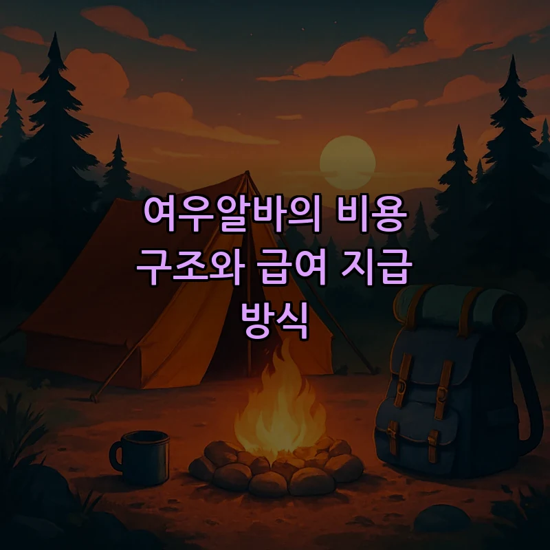 여우알바의 비용 구조와 급여 지급 방식