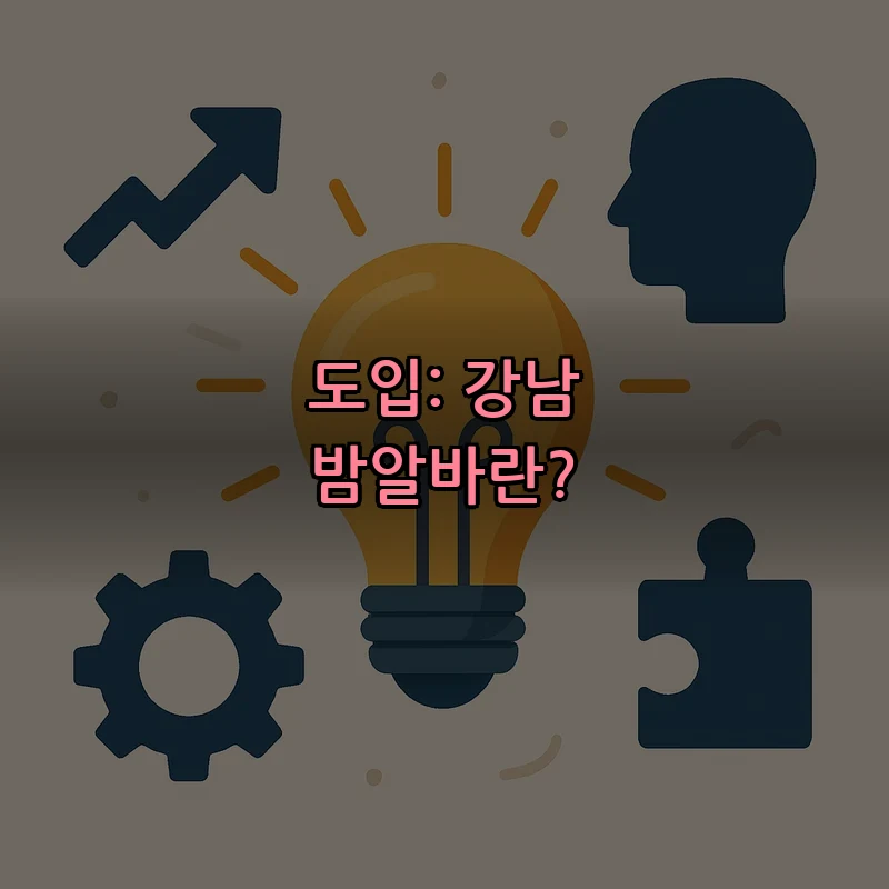 도입: 강남 밤알바란?